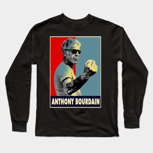 Retro Anthony Bourdain Fist Long Sleeve T-Shirt